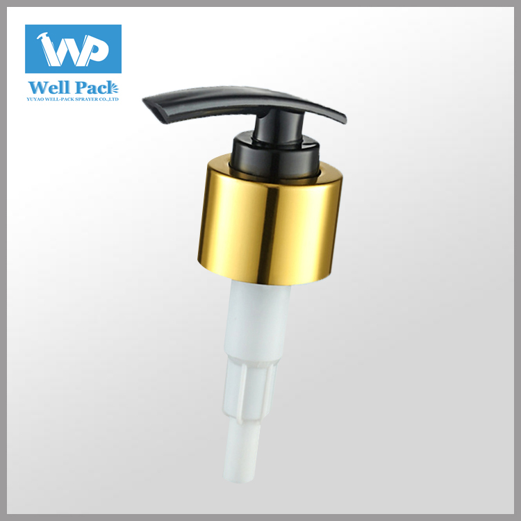 Lotion Pump with goldenaluminum